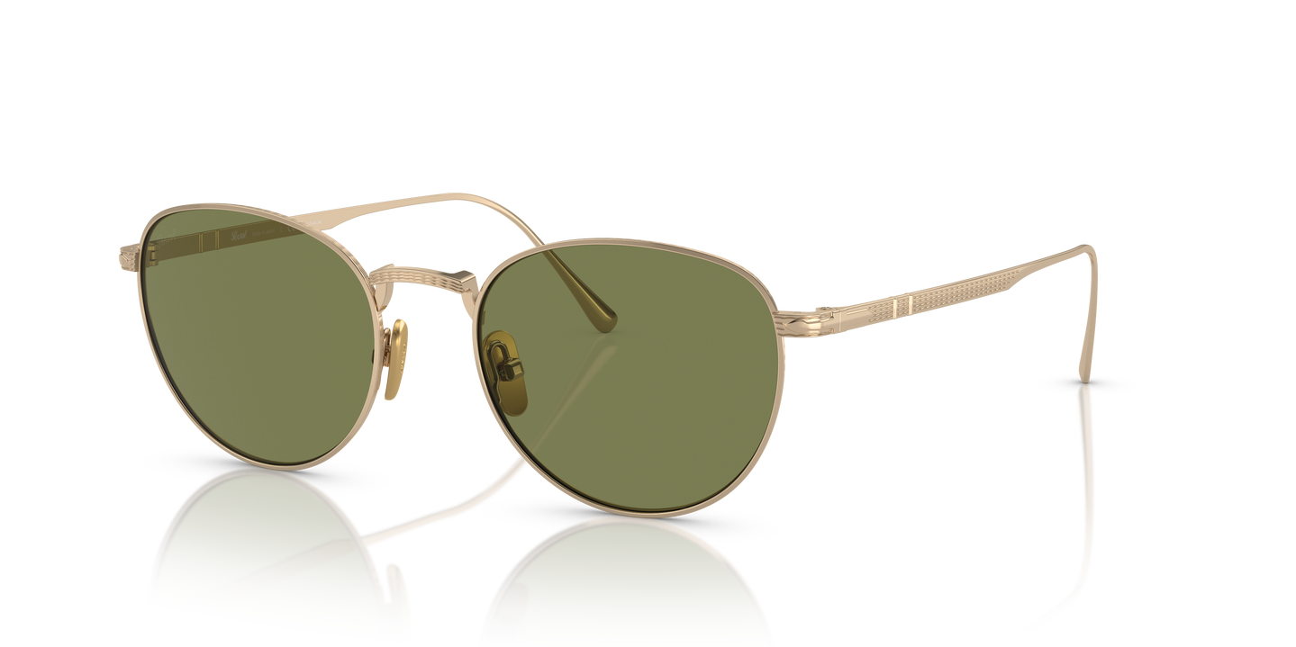 Persol PO5002ST avec Monture Or et Verres Vert - Image 1
