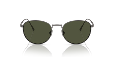 Persol PO5002ST with Pewter Frame and Green Lenses - Image 2