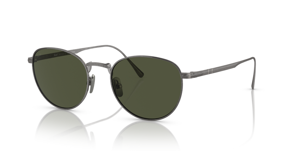 Persol PO5002ST with Pewter Frame and Green Lenses - Image 1