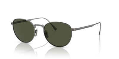 Persol PO5002ST with Pewter Frame and Green Lenses - Image 1