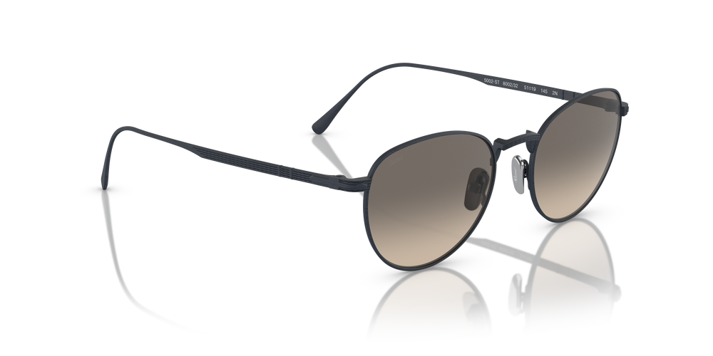 Persol PO5002ST with Brushed Navy Frame and Grey Lenses - Image 3