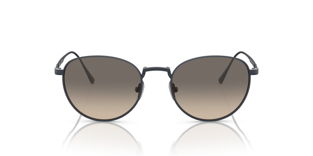 Persol PO5002ST with Brushed Navy Frame and Grey Lenses - Image 2