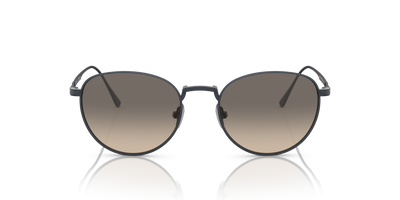 Persol PO5002ST with Brushed Navy Frame and Grey Lenses - Image 2