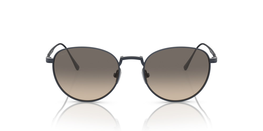 Persol PO5002ST con Montura Azul Marino Cepillado y Lentes Gris - Imagen 2