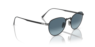 Persol PO5002ST with Matte Black Frame and Blue Lenses - Image 3