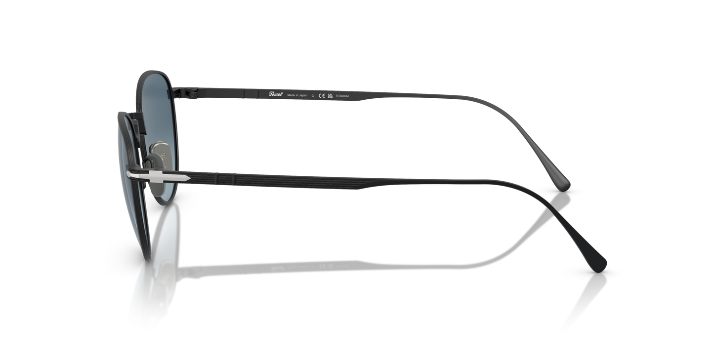 Persol PO5002ST com armação Preto Mate e lentes Azul - Imagens 1