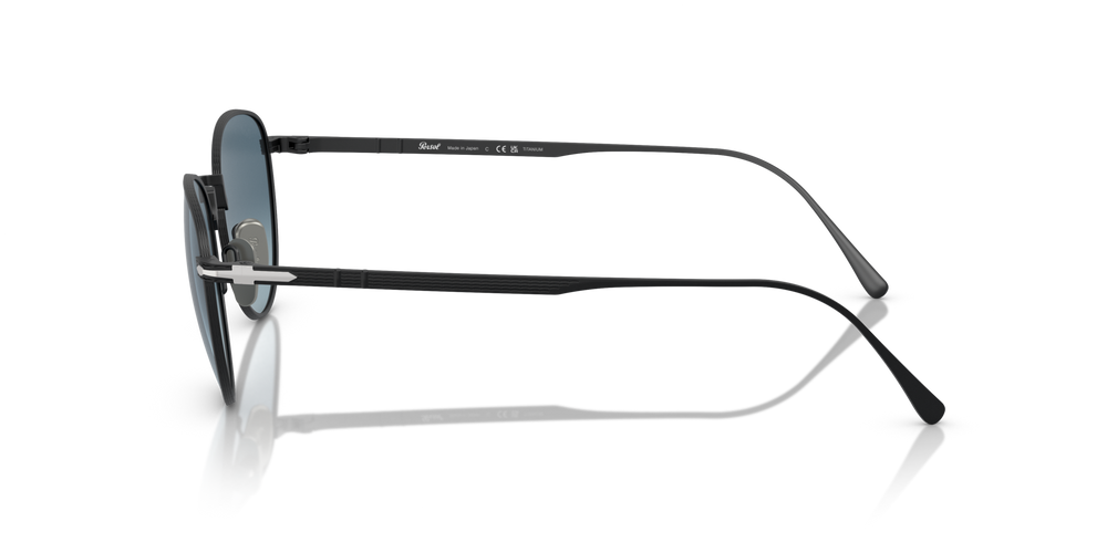 Persol PO5002ST with Matte Black Frame and Blue Lenses - Image 4