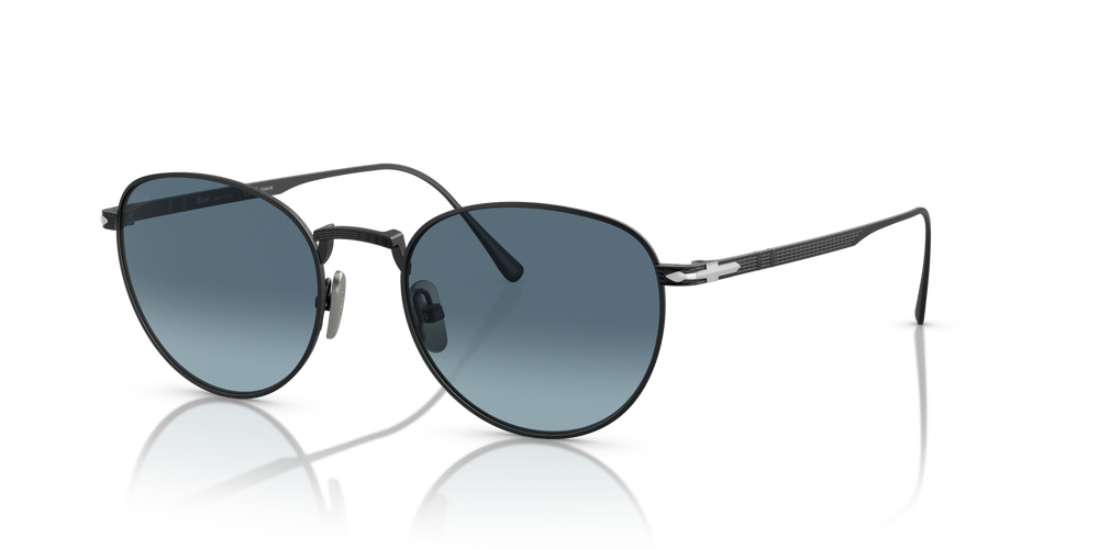 Persol PO5002ST with Matte Black Frame and Blue Lenses - Image 1