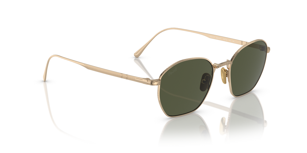 Persol PO5004ST with Gold Frame and Green Lenses - Image 3