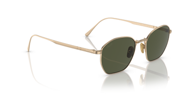 Persol PO5004ST with Gold Frame and Green Lenses - Image 3