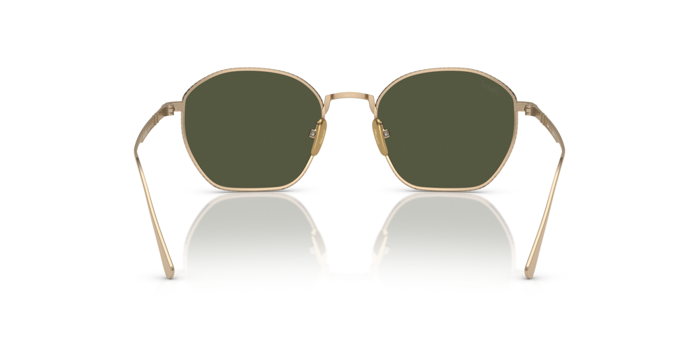 Persol PO5004ST with Gold Frame and Green Lenses - Image 5