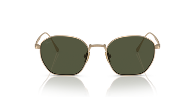Persol PO5004ST with Gold Frame and Green Lenses - Image 2