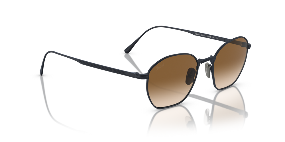 Persol PO5004ST con Montatura Blu Navy Spazzolato e Lenti Marrone - Immagine 3