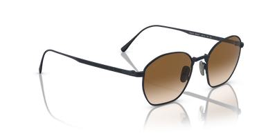 Persol PO5004ST mit Marineblau gebürstet Gestell und Braun Gläsern - Bild 3