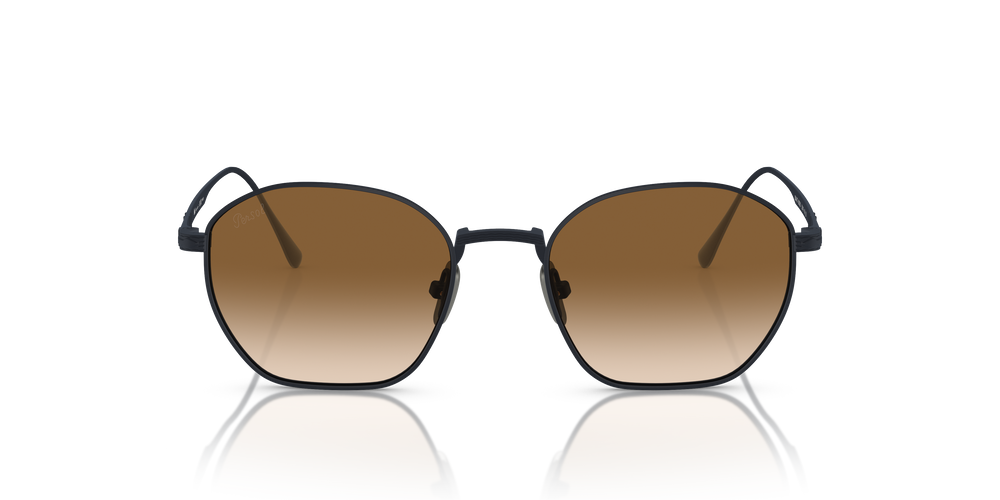 Persol PO5004ST mit Marineblau gebürstet Gestell und Braun Gläsern - Bild 2