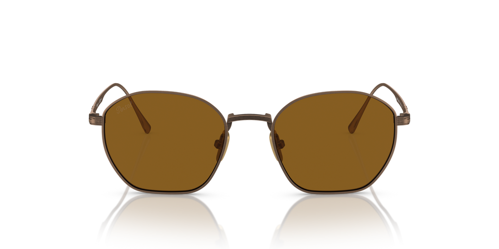 Persol PO5004ST con Montura Bronce y Lentes Marrón - Imagen 2