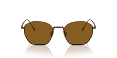 Persol PO5004ST con Montura Bronce y Lentes Marrón - Imagen 2