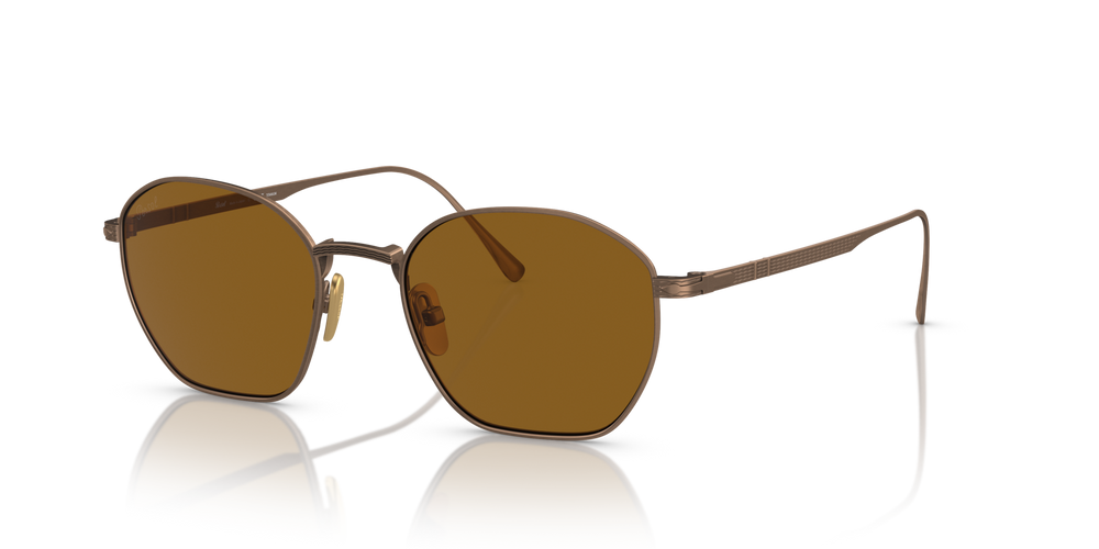 Persol PO5004ST con Montura Bronce y Lentes Marrón - Imagen 1
