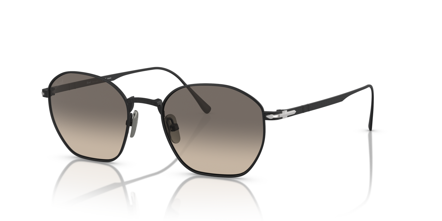 Persol PO5004ST mit Matt Schwarz Gestell und Grau Gläsern - Bild 1