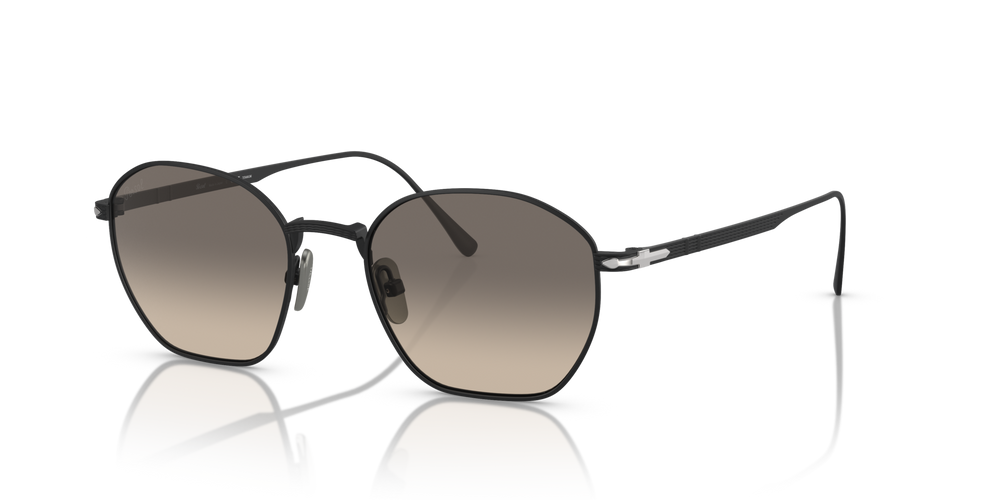 Persol PO5004ST with Matte Black Frame and Grey Lenses - Image 1