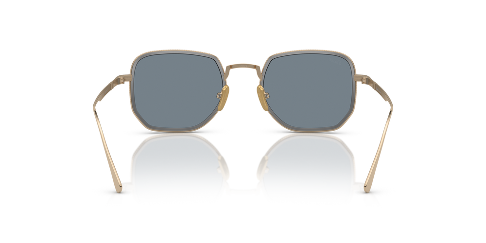 Persol PO5006ST mit Gold/Silber Gestell und Blau Gläsern - Bild 5