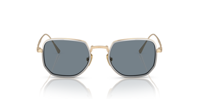 Persol PO5006ST mit Gold/Silber Gestell und Blau Gläsern - Bild 2