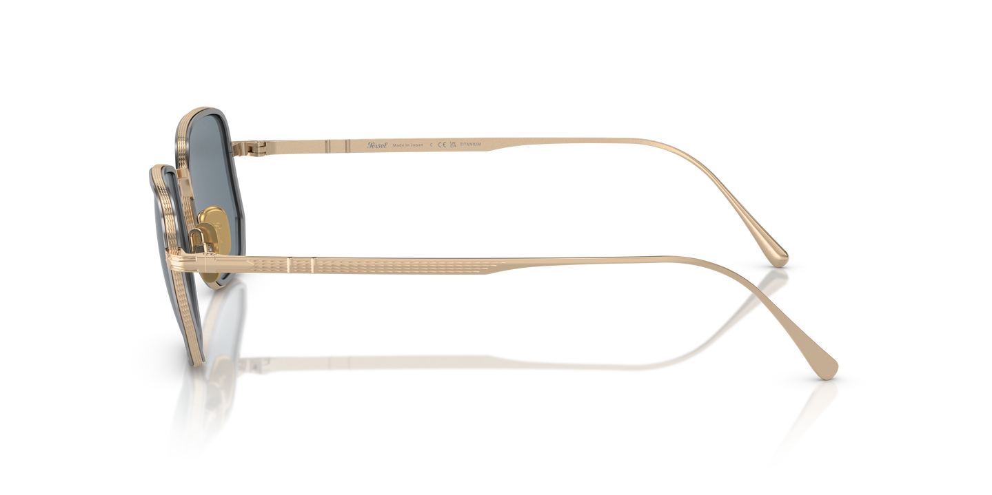 Persol PO5006ST mit Gold/Silber Gestell und Blau Gläsern - Bild 1