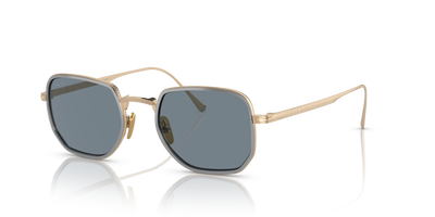 Persol PO5006ST mit Gold/Silber Gestell und Blau Gläsern - Bild 1