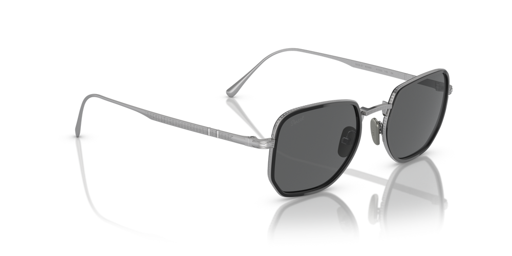 Persol PO5006ST with Silver/Black Frame and Grey Lenses - Image 3