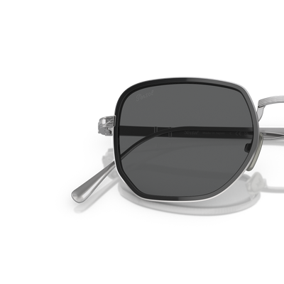 Persol PO5006ST com Armação Prateado/Preto e Lentes Cinzento – Imagem da variante