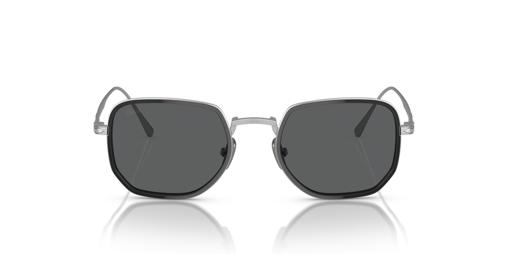 Persol PO5006ST with Silver/Black Frame and Grey Lenses - Image 2