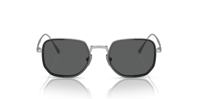 Persol PO5006ST with Silver/Black Frame and Grey Lenses - Image 2