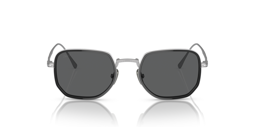 Persol PO5006ST with Silver/Black Frame and Grey Lenses - Image 2