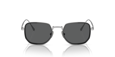 Persol PO5006ST with Silver/Black Frame and Grey Lenses - Image 2