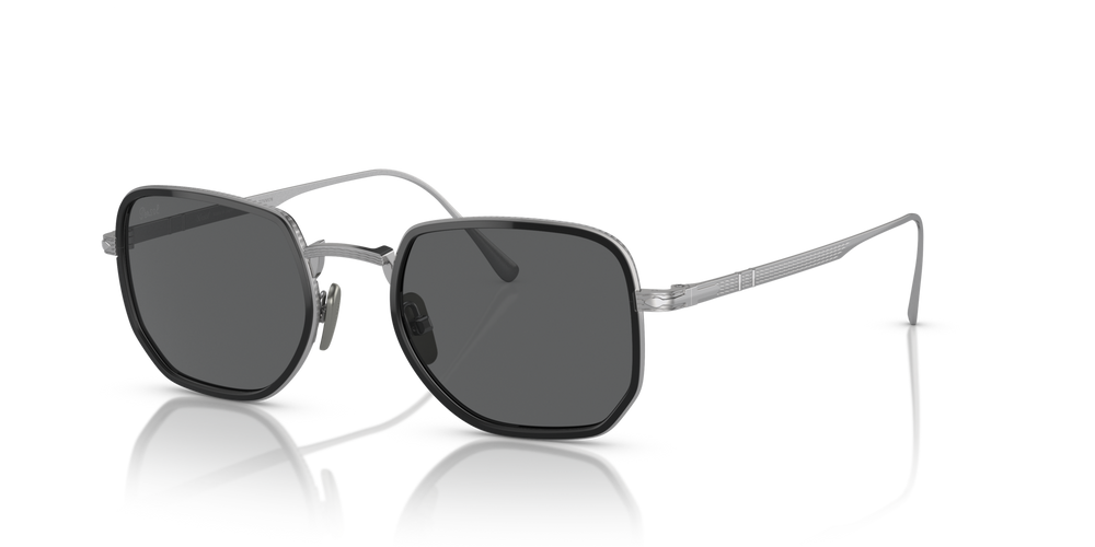 Persol PO5006ST with Silver/Black Frame and Grey Lenses - Image 1
