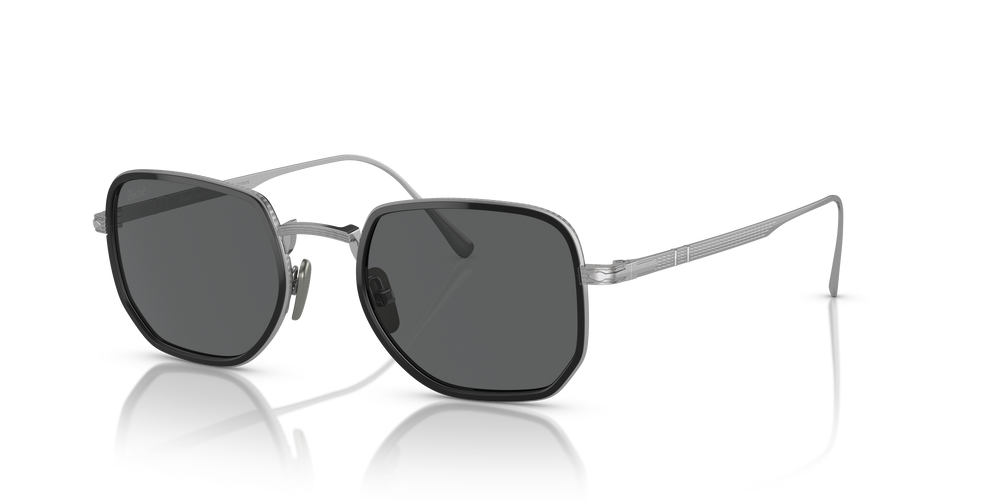 Persol PO5006ST com Armação Prateado/Preto e Lentes Cinzento - Imagem 1