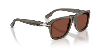 Persol PO8002S avec Monture Gris Opaline et Verres Rouge - Image 3