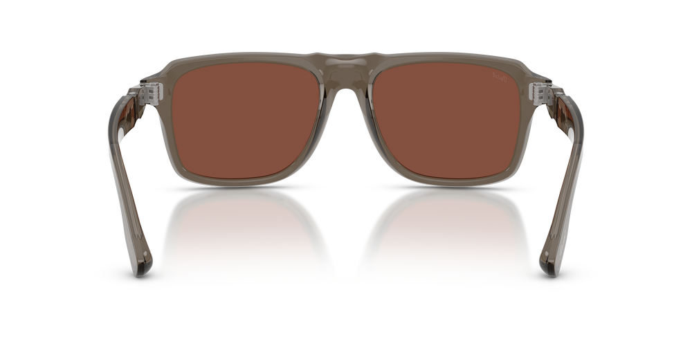 Persol PO8002S avec Monture Gris Opaline et Verres Rouge - Image 5