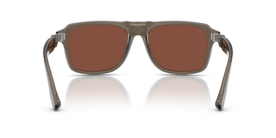 Persol PO8002S avec Monture Gris Opaline et Verres Rouge - Image 5
