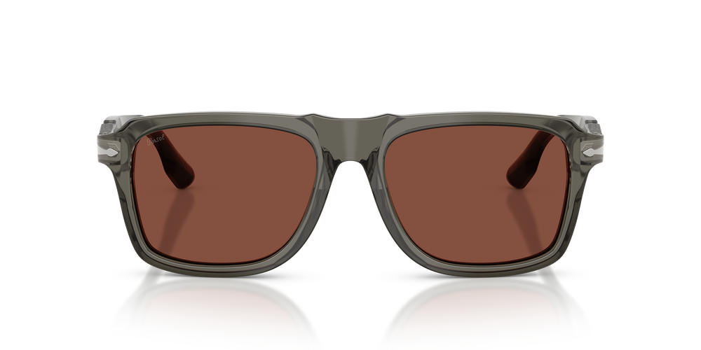 Persol PO8002S avec Monture Gris Opaline et Verres Rouge - Image 2