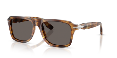 Persol PO8002S with Milky Yellow Havana Frame and Grey Lenses - Image 1