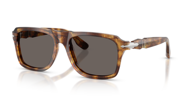 Persol PO8002S with Milky Yellow Havana Frame and Grey Lenses - Image 1