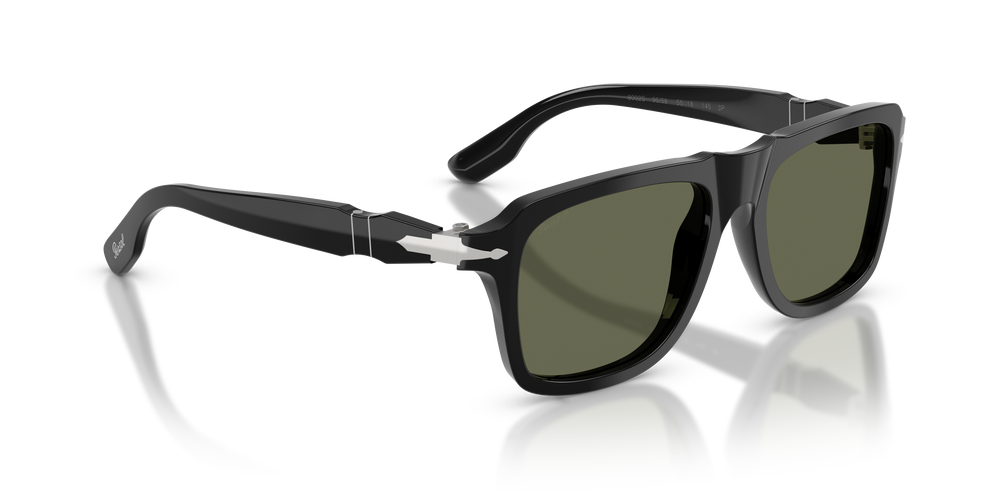 Persol PO8002S mit Schwarz Gestell und Grün Gläsern - Bild 3