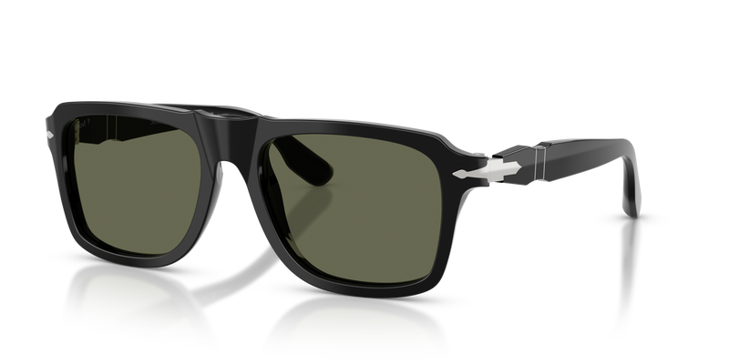 Visit PO8002S with Black Frame and Green Lenses