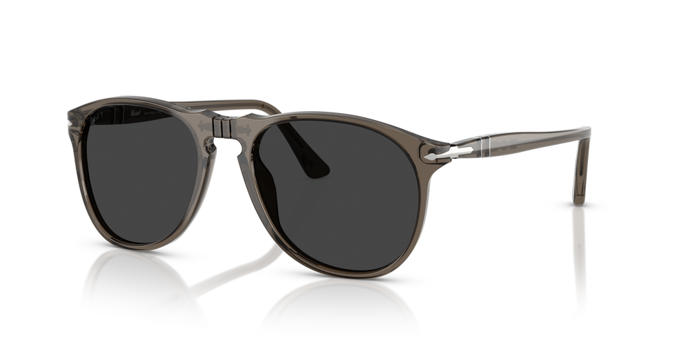 Persol PO9649S with Smoke Frame and Black Lenses - Image 1