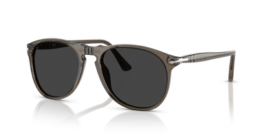 Persol PO9649S with Smoke Frame and Black Lenses - Image 1