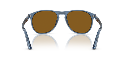 Persol PO9649S avec Monture Bleu marine transparent et Verres Brun - Image 5