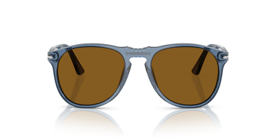 Persol PO9649S avec Monture Bleu marine transparent et Verres Brun - Image 2