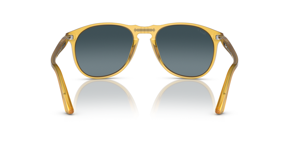 Persol PO9649S with Honey Frame and Blue Lenses - Image 4