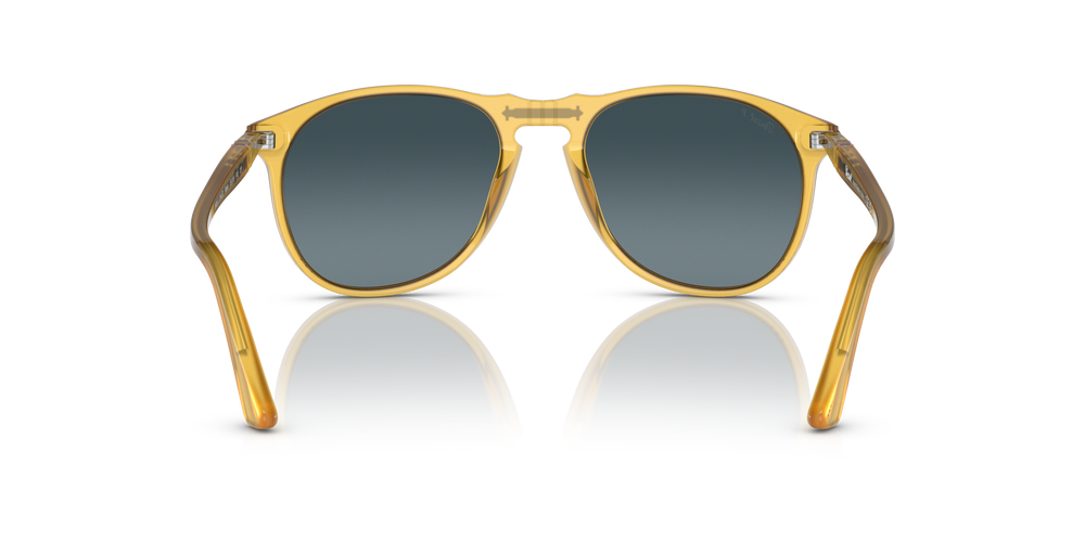 Persol PO9649S with Honey Frame and Blue Lenses - Image 4